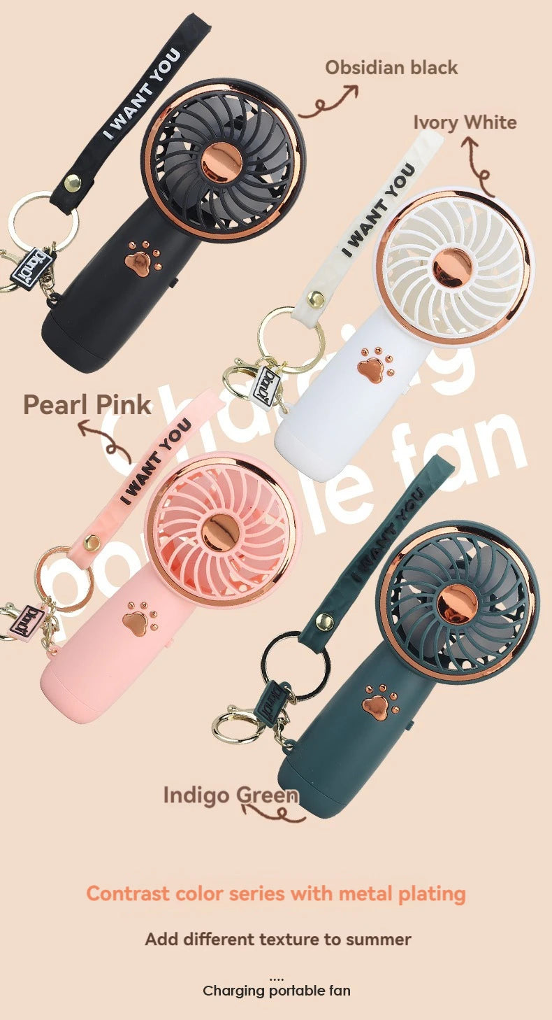 ChillCharm Handheld Portable Mini Fan